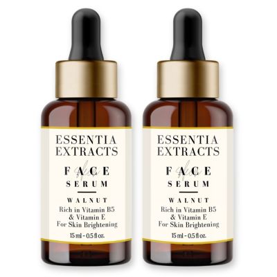 Essentia Extracts: Walnut Skin Brigening Facial Serum -  2*15ml