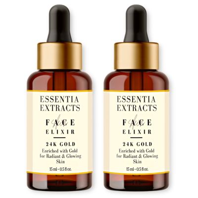 Essentia Extracts: 24K Gold Face Serum -  2*15ml