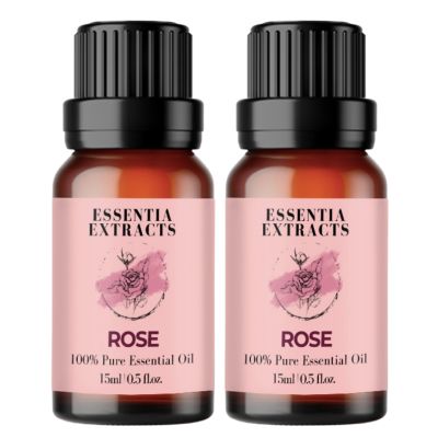 Essentia Extracts: Rose Essential Oil -  2*15ml