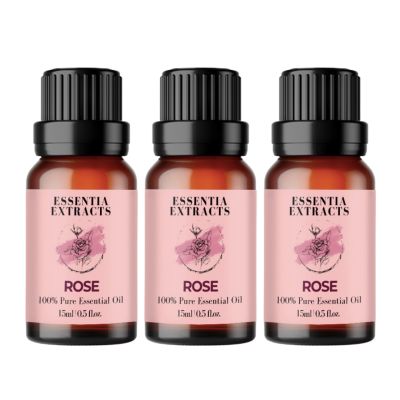 Essentia Extracts: Rose Essential Oil -  3*15ml
