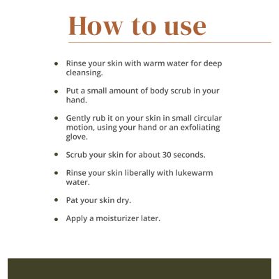 The Hemp Chapter: Body Scrub Coffee - 300gm