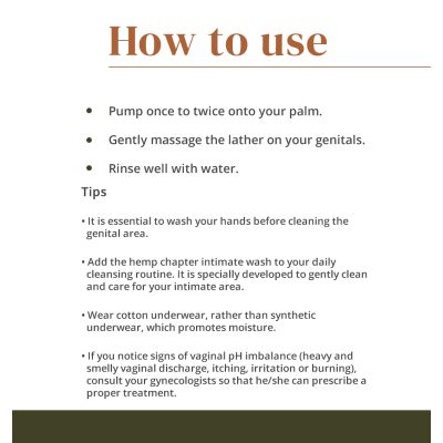 The Hemp Chapter: Intimate Wash || Men - 250gm