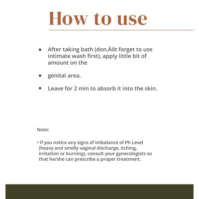 The Hemp Chapter: Intimate Care Oil || Women - 230gm