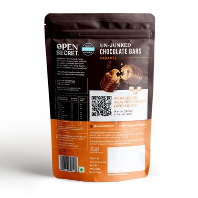 Open Secret: Caramel Chocolate Bars -155gm
