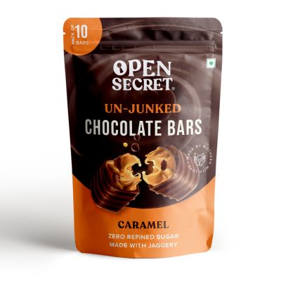 Open Secret: Caramel Chocolate Bars -155gm