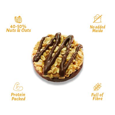 Open Secret: 3 Open Secret Peanut Butter Nutty Cookie Boxes - 18 Cookies -225gm