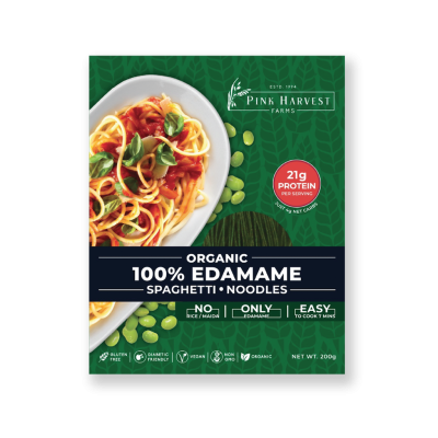 Pink Harvest: Organic 100% Edamame Spaghetti Noodles - 200g