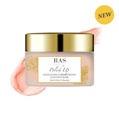 RAS Luxury Oils: Polish Up Exfoliating & Brightening Clay Face Mask - 50ml