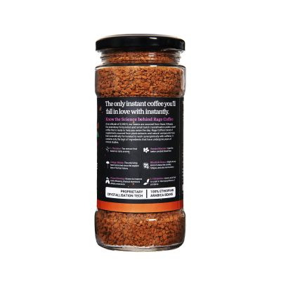 Rage Coffee: Chai Latte Flavour - Premium Arabica Instant Coffee | Boldest, Smoothest, Tastiest, All Natural Coffee - 100gm