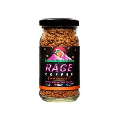 Rage Coffee: Dark Chocolate Flavour - Premium Arabica Instant Coffee - 50gm