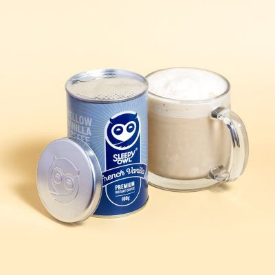 Sleepy Owl: Premium Instant Coffee- French Vailla - 100gm