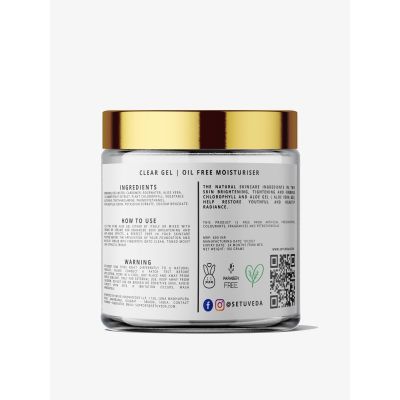 Setuveda: Clear Gel Oil Free Moisturiser - 100gm