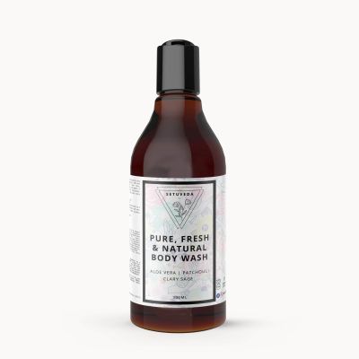 Setuveda: Pure, Natural & Fresh Body Wash Sulfate free - 300ml