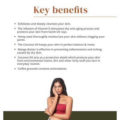 The Hemp Chapter: Body Scrub Coffee - 300gm