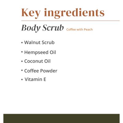 The Hemp Chapter: Body Scrub Coffee - 300gm