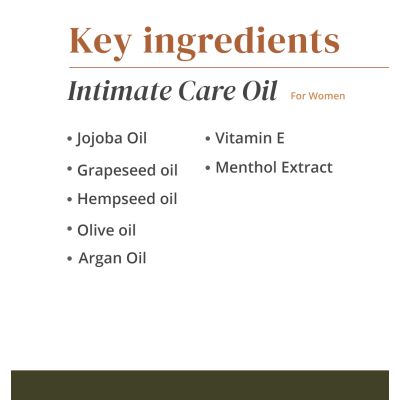 The Hemp Chapter: Intimate Care Oil || Women - 230gm