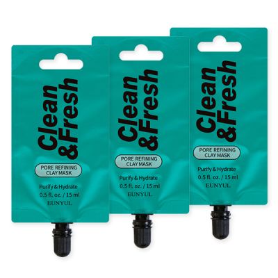 Eunyul: Pore Refining Clay Mask Pouch (15 ml) - Pack of 3