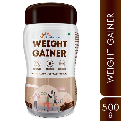 Dr. Morepen: Weight Gainer for Weight Gain, Chocolate Flavour - 500gm