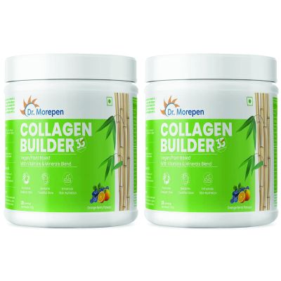 Dr. Morepen: Natural Collagen Builder, Orange-berry Flavour - 250gm Pack of 2 Dr. Morepen: Natural Collagen Builder, Orange-berry Flavour - 250gm Pack of 2
