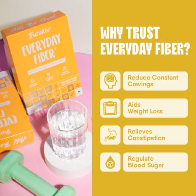 TruNativ: Everyday Fiber, Unflavored Powder,100g (Pack Of 3)