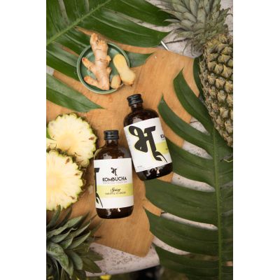 Bhu: Fermented Green Tea - Spicy: Pineapple & Ginger 250ml (Pack of 1)