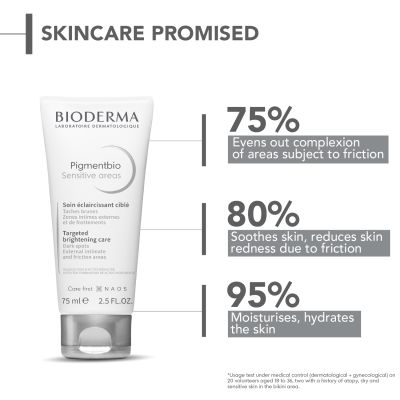 Bioderma: pigmentbio sensitive areas external intimate and friction areas brightening care 75ml