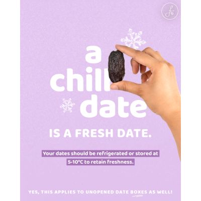 Flyberry Gourmet: Mabroom Dates (Khajoor/Khajur), 400g | 100% Natural | Rich in Calcium, Iron and Potassium | Instant Energy
