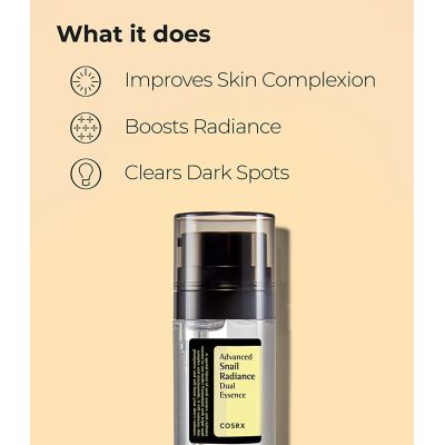 COSRX: Advanced Snail Radiance Dual Essence - 80ml
