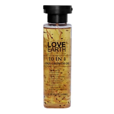 Love Earth: 10 In 1 Hair Growth Oil Yellow