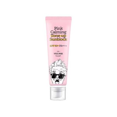 Village11 Factory: Pink Calming Tone Up Sun Block 50ml