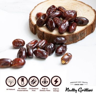 Nutty Gritties: Omani Dates, Khajoor - 500g
