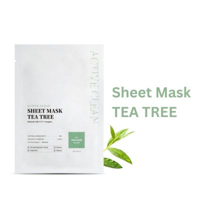 Village11 Factory: Active Clean Sheet Mask Tea Three  23gm