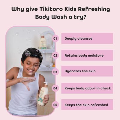Tikitoro: Kids Refreshing Body Wash - 300ml