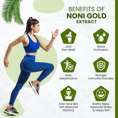 Vlado's Himalayan Organics: Noni Gold Extract Body Detoxifier Supplement - 90 Veg Capsules