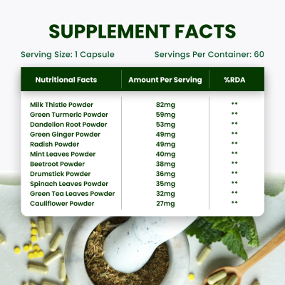 Vlado's Himalayan Organics: Plant Based Liver Support with Milk Thistle- 60 Veg Capsules