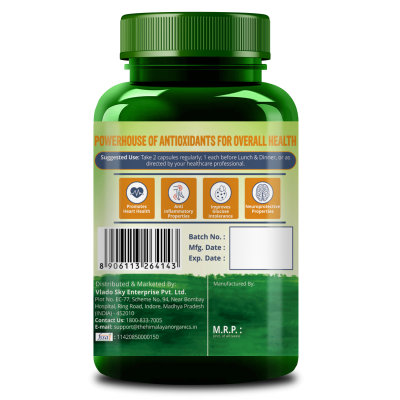 Vlado's Himalayan Organics: Super Antioxidant Supplement | Powerhouse of Antioxidant for Overall Health (60 Capsules)