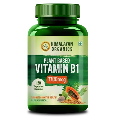 Vlado's Himalayan Organics: Plant-Based Vitamin B1 | Rich in Antioxidants | Supports Memory And Energy (120 Capsules)