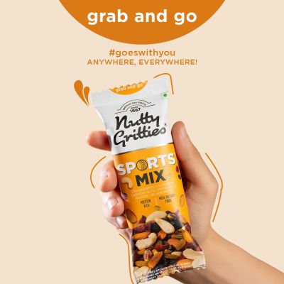 Nutty Gritties: Sports Mix (Pack of 6 x 40g each) - 240g