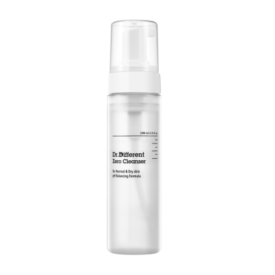 Dr. Different: Zero Cleanser (For Normal & Dry Skin)- 200ml