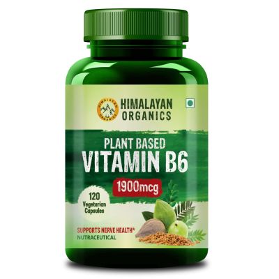 Vlado's Himalayan Organics: Plant-Based Vitamin B6 | Supports Immunity, Brain Health (120 Capsules)