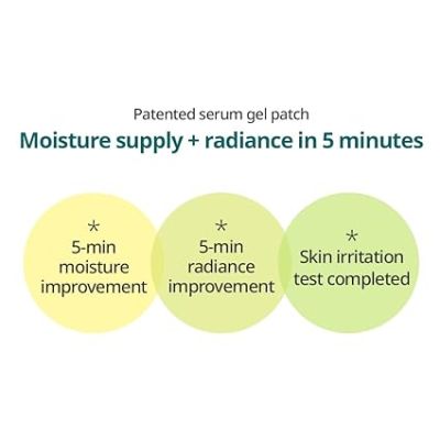 Mizon: Green Tangerine Vitamin C Moisturizing Eye Patch, 5-minute, Hydrating Gel Patch (60 sheets)