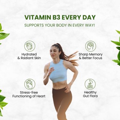 Vlado's Himalayan Organics: Plant-Based Vitamin B3 | Supports Healthy Skin and Heart 120 Capsules