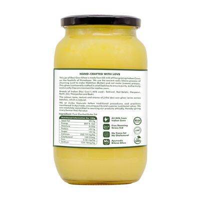 jivika naturals: Desi A2 Cow Bilona Ghee - 250 ml
