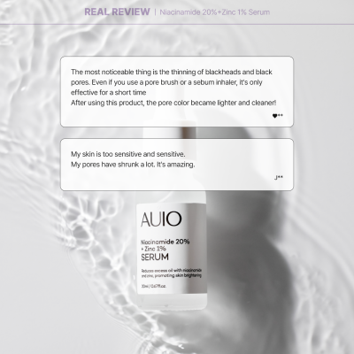 AUIO: Niacinamide 20% + Zinc 1% Serum