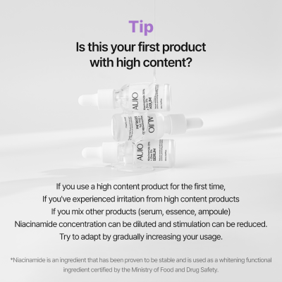 AUIO: Niacinamide 20% + Zinc 1% Serum