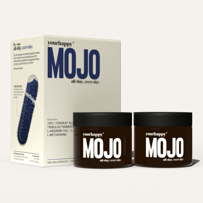 YourHappyLife: MOJO Testo Boost Supplement for Men with Tongkat Ali, L-Arginine & Tribulus (Pack of 60 Capsules)
