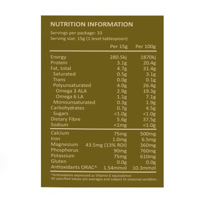 Nourish You: Organic Black Chia Seeds 150G