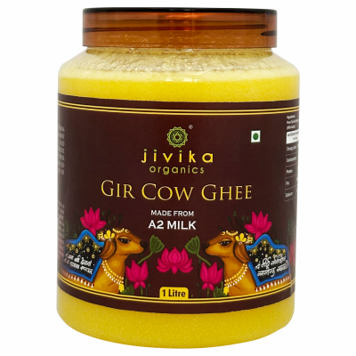 jivika naturals: Vedic Hand Churned Bilona Gir Cow Ghee - 500ml