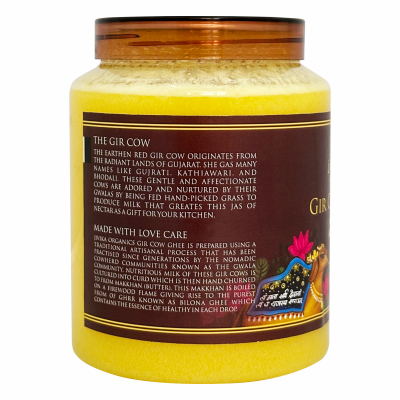 jivika naturals: Vedic Hand Churned Bilona Gir Cow Ghee - 500ml