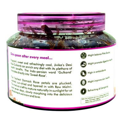 jivika naturals: Desi Rose Gulkand - Pack of 2 - 400 gm each